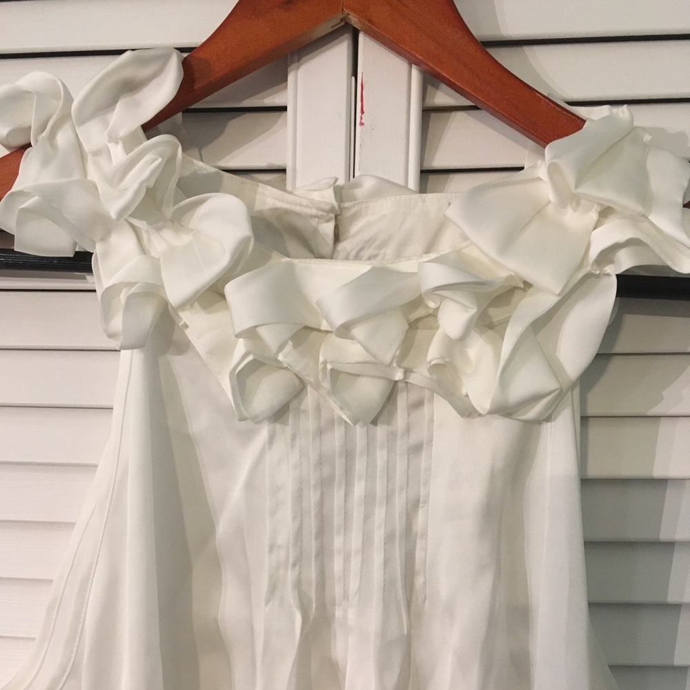 Ivory halter shirt